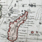 1737 AFRICA MAP antique 20 by 23"