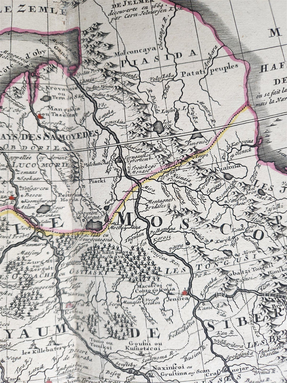 1730 ASIA MAP 20.5 by 26" MAGNE TARTARIAE TABULA antique RUSSIA SIBERIA CHINA