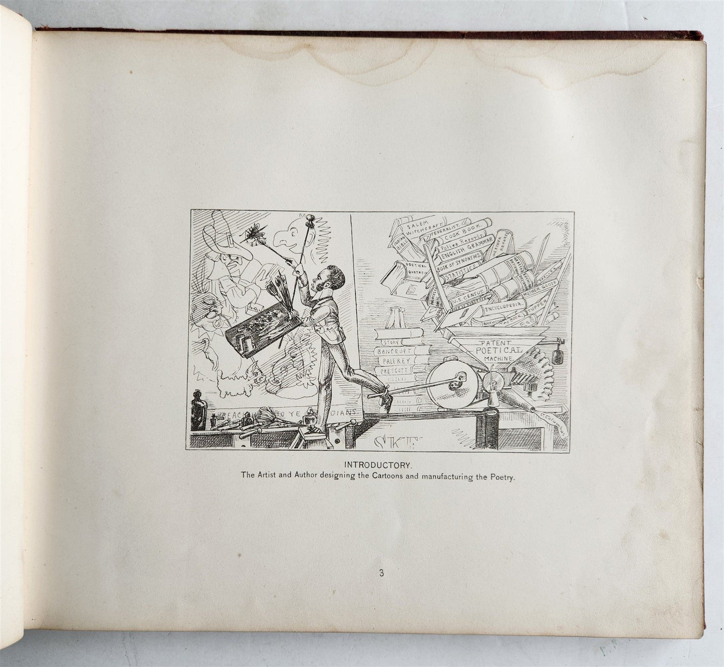 1876 Hail Columbia! Historical, Comical and Centennial ILLUSTRATED ANTIQUE