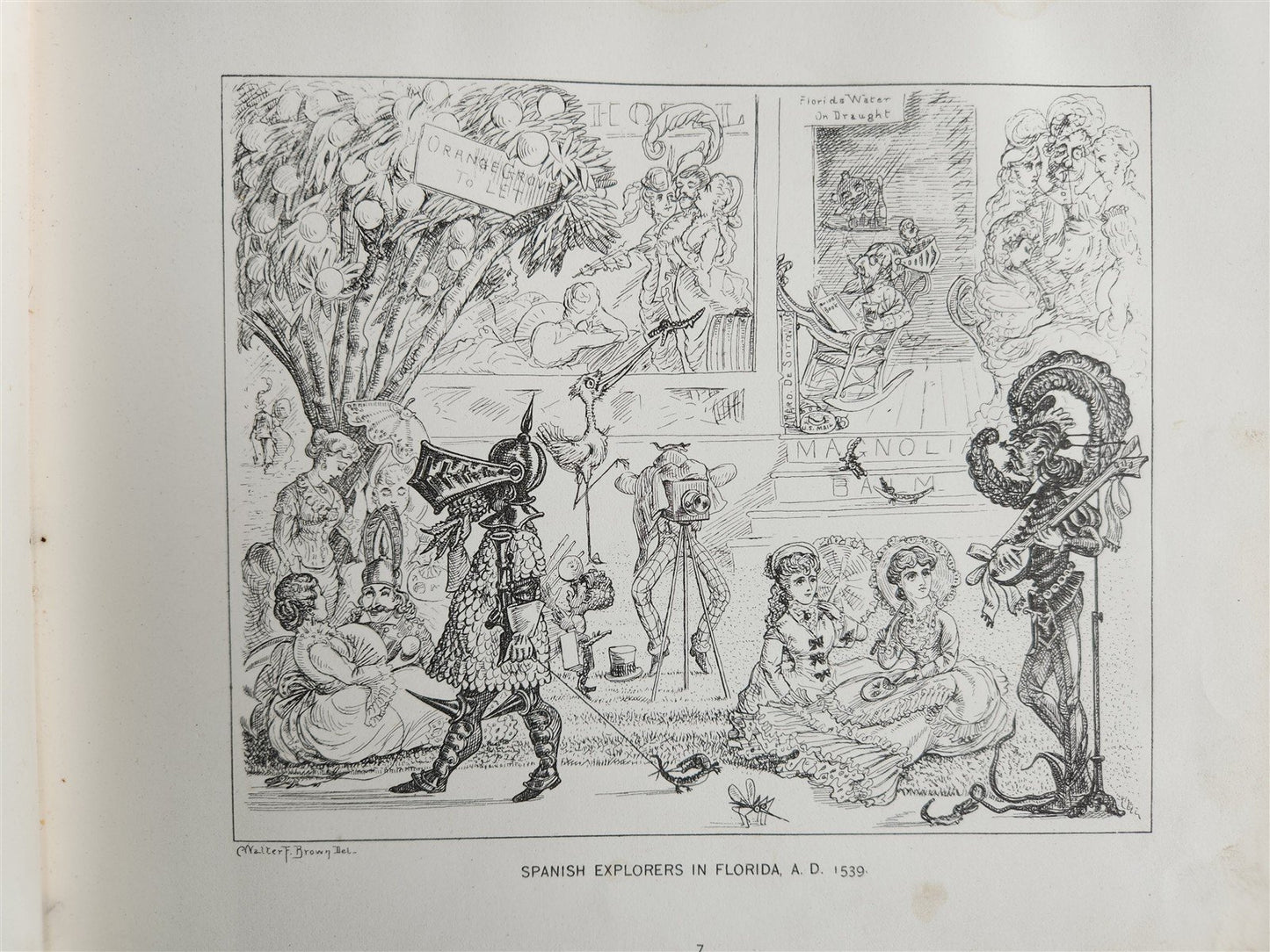 1876 Hail Columbia! Historical, Comical and Centennial ILLUSTRATED ANTIQUE