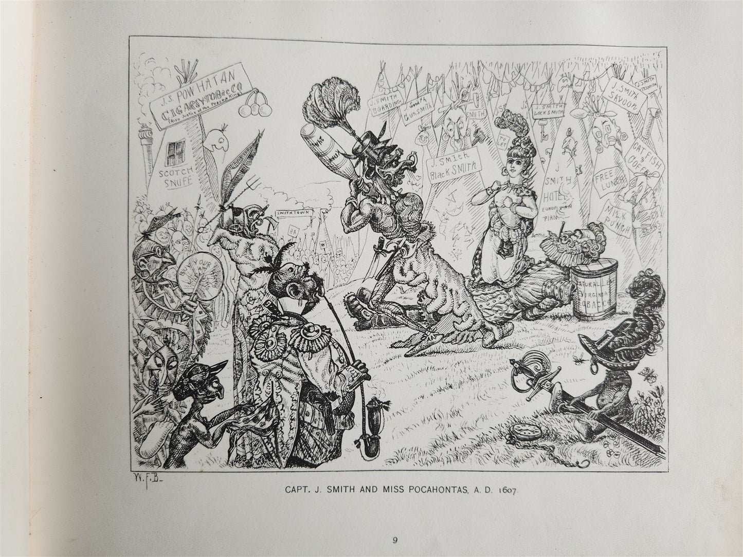 1876 Hail Columbia! Historical, Comical and Centennial ILLUSTRATED ANTIQUE