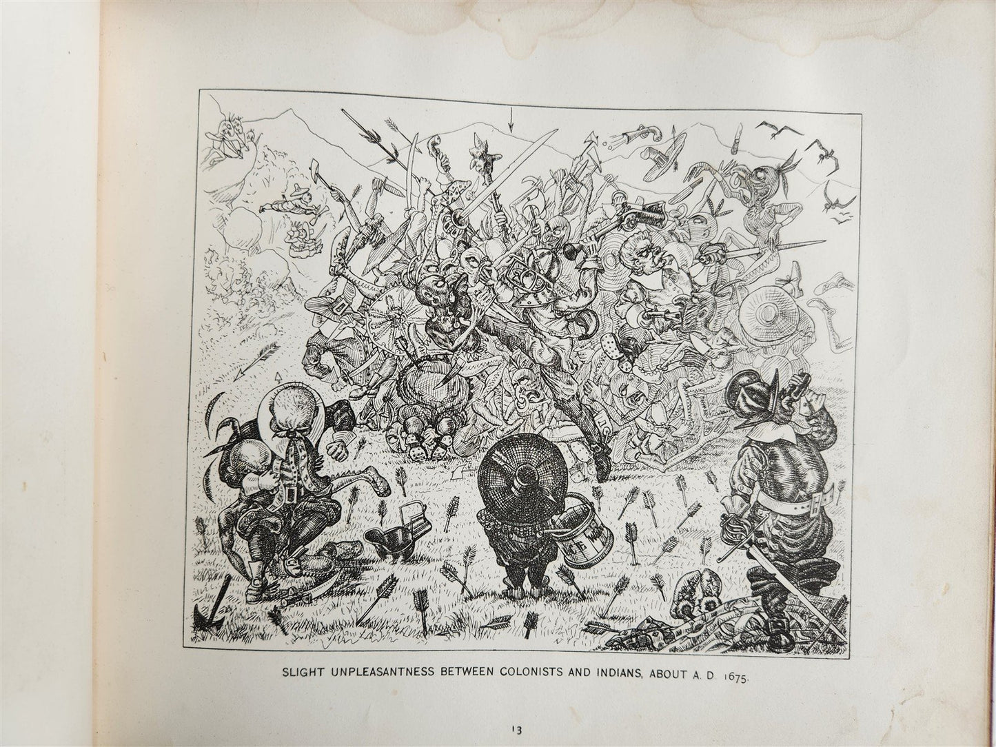 1876 Hail Columbia! Historical, Comical and Centennial ILLUSTRATED ANTIQUE