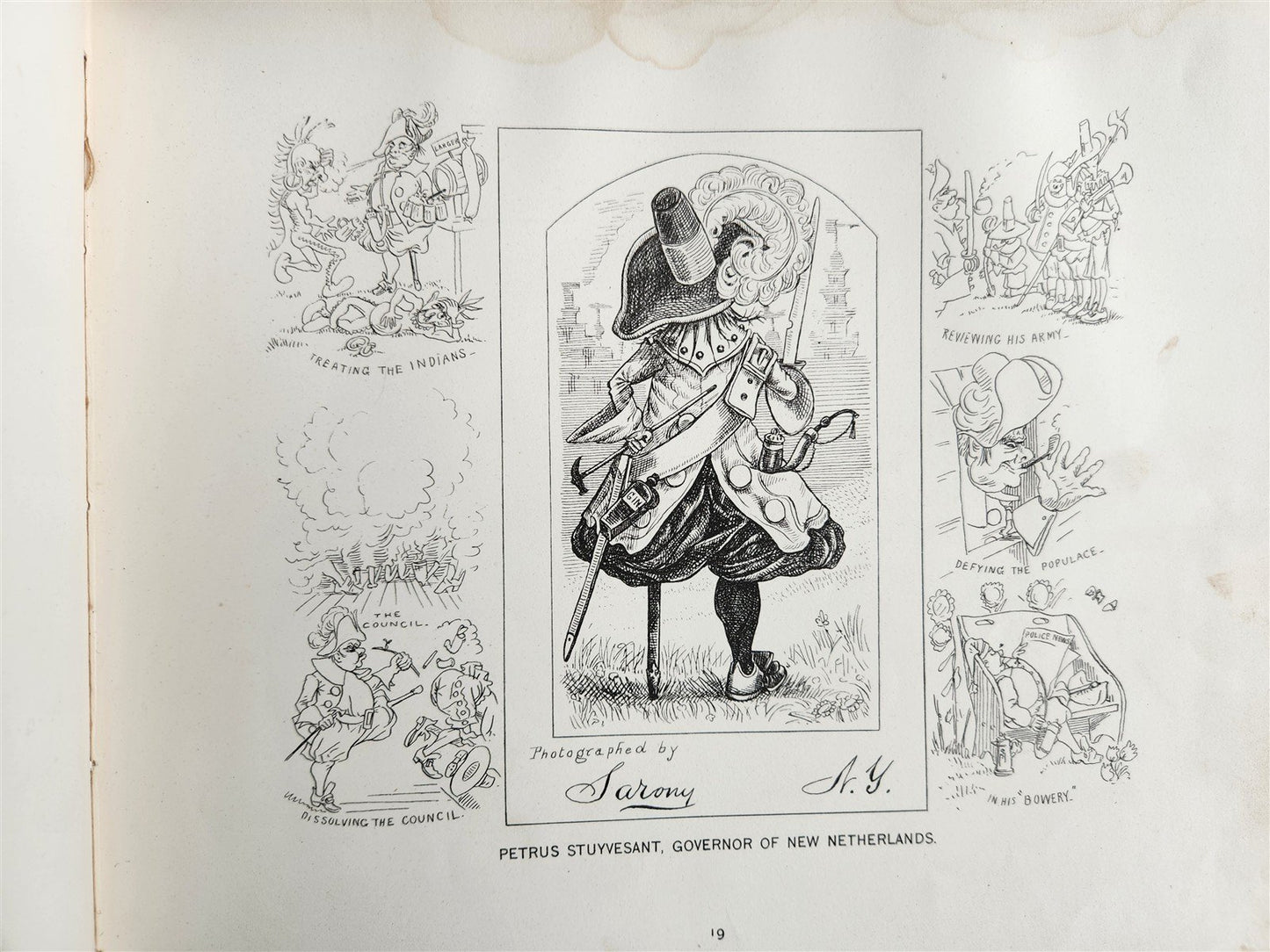 1876 Hail Columbia! Historical, Comical and Centennial ILLUSTRATED ANTIQUE