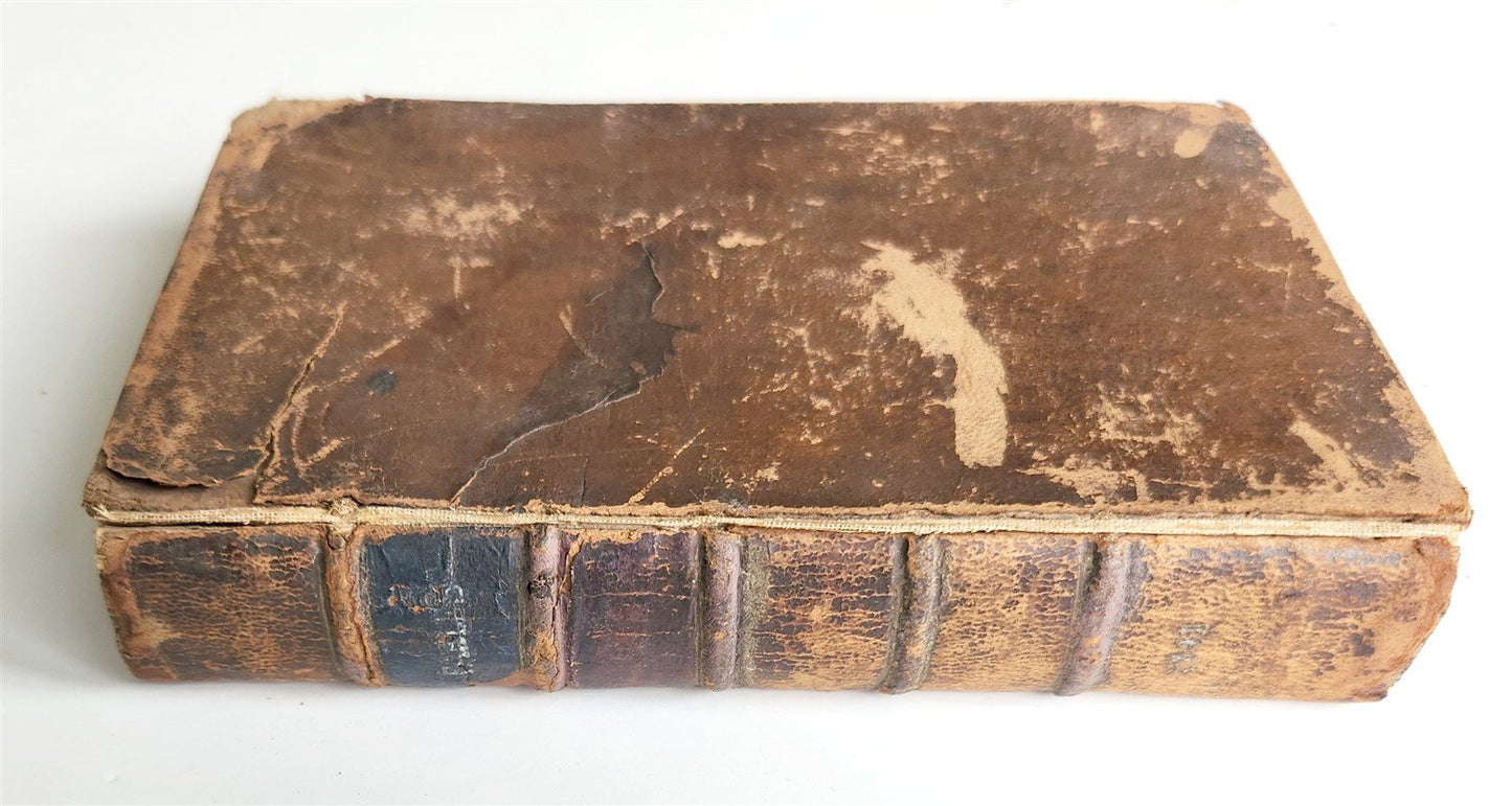 1741 Fables in English and French Verse by Gabriel Faerno ANTIQUE illustrated