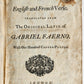1741 Fables in English and French Verse by Gabriel Faerno ANTIQUE illustrated