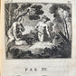 1741 Fables in English and French Verse by Gabriel Faerno ANTIQUE illustrated
