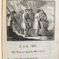 1741 Fables in English and French Verse by Gabriel Faerno ANTIQUE illustrated