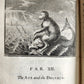 1741 Fables in English and French Verse by Gabriel Faerno ANTIQUE illustrated