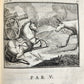 1741 Fables in English and French Verse by Gabriel Faerno ANTIQUE illustrated