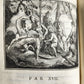 1741 Fables in English and French Verse by Gabriel Faerno ANTIQUE illustrated