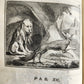 1741 Fables in English and French Verse by Gabriel Faerno ANTIQUE illustrated