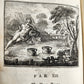 1741 Fables in English and French Verse by Gabriel Faerno ANTIQUE illustrated