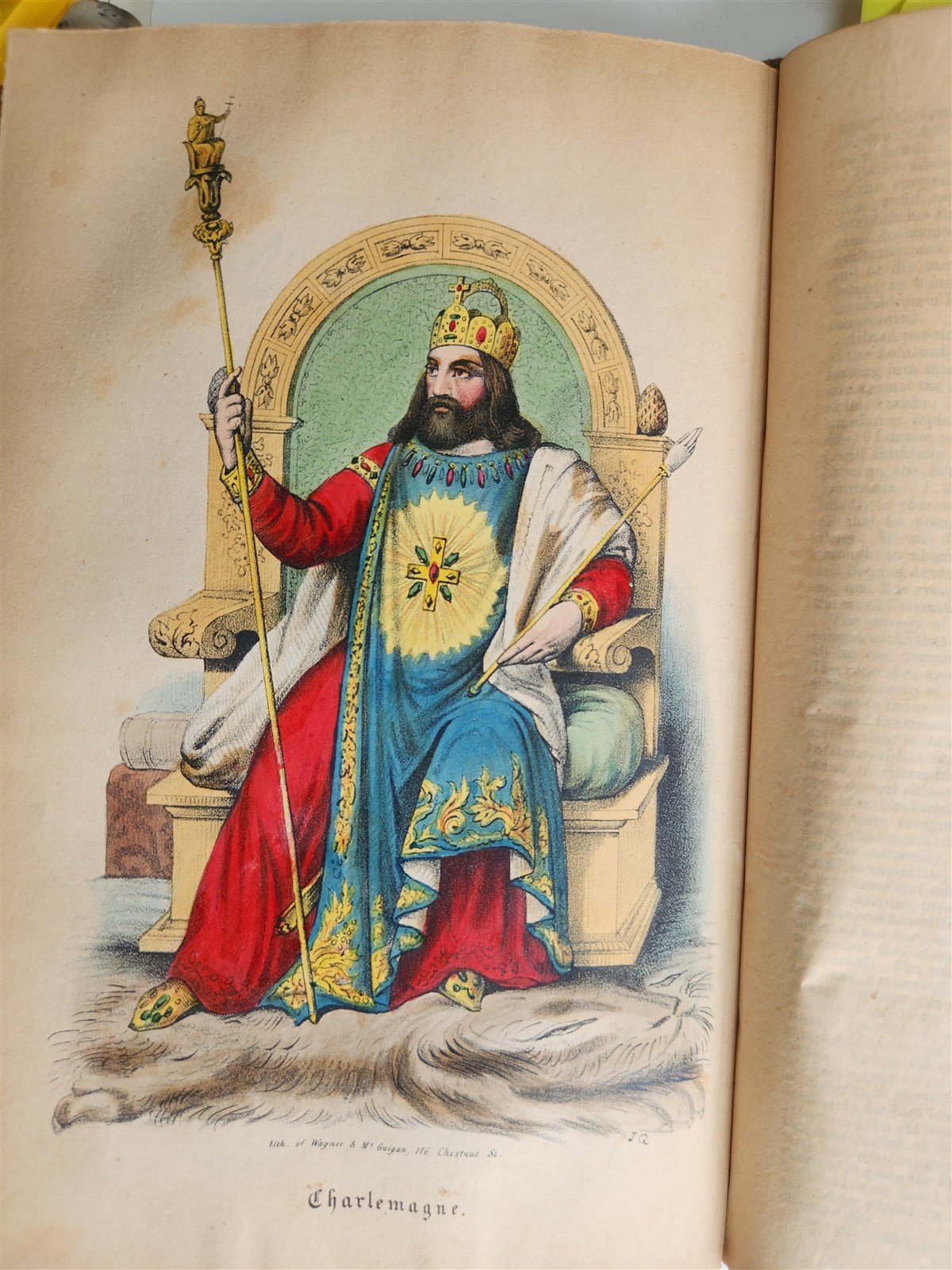 1847 PUBLIC & PRIVATE HISTORY of POPES of ROME illustrated ANTIQUE in English