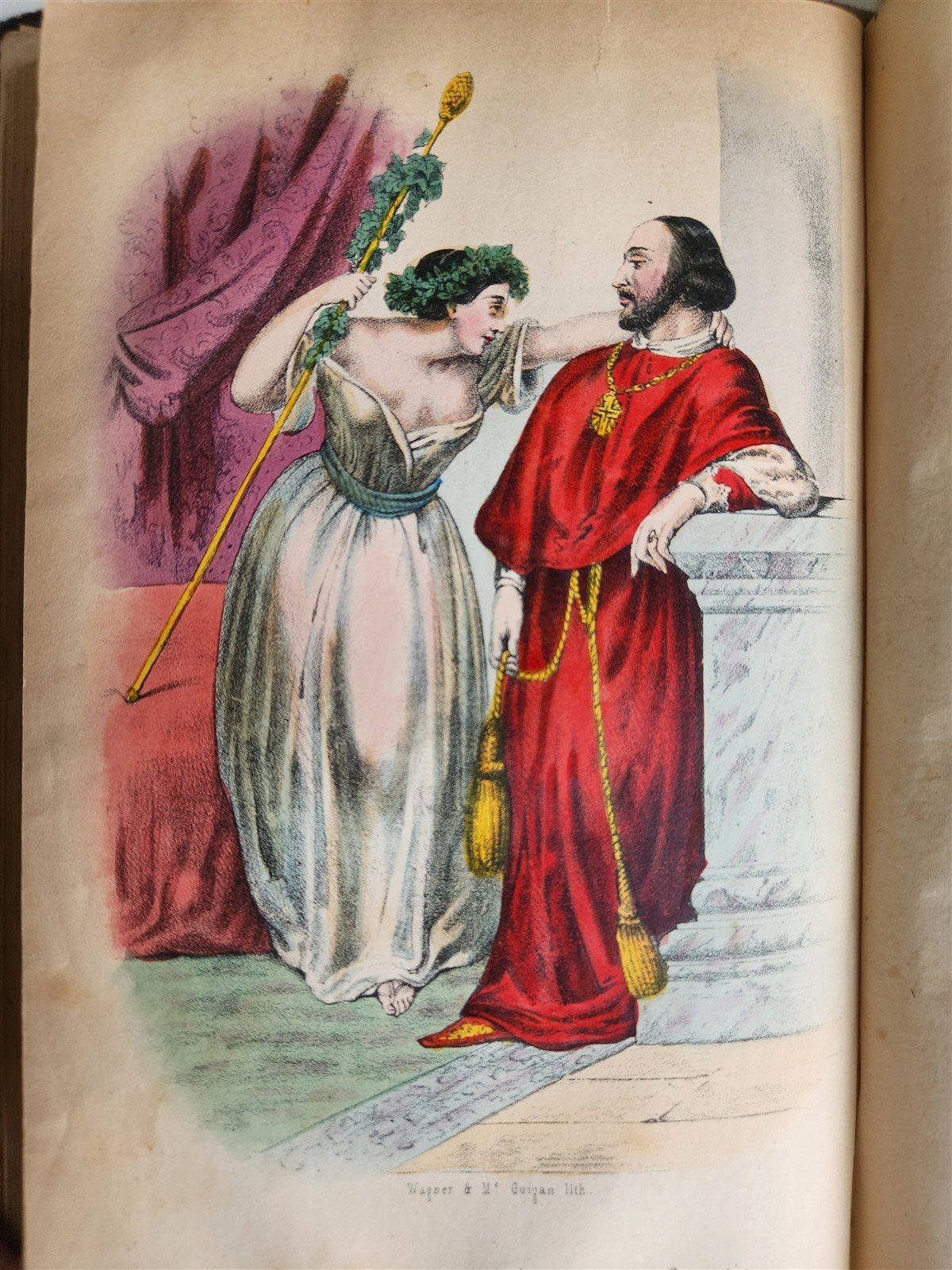 1847 PUBLIC & PRIVATE HISTORY of POPES of ROME illustrated ANTIQUE in English