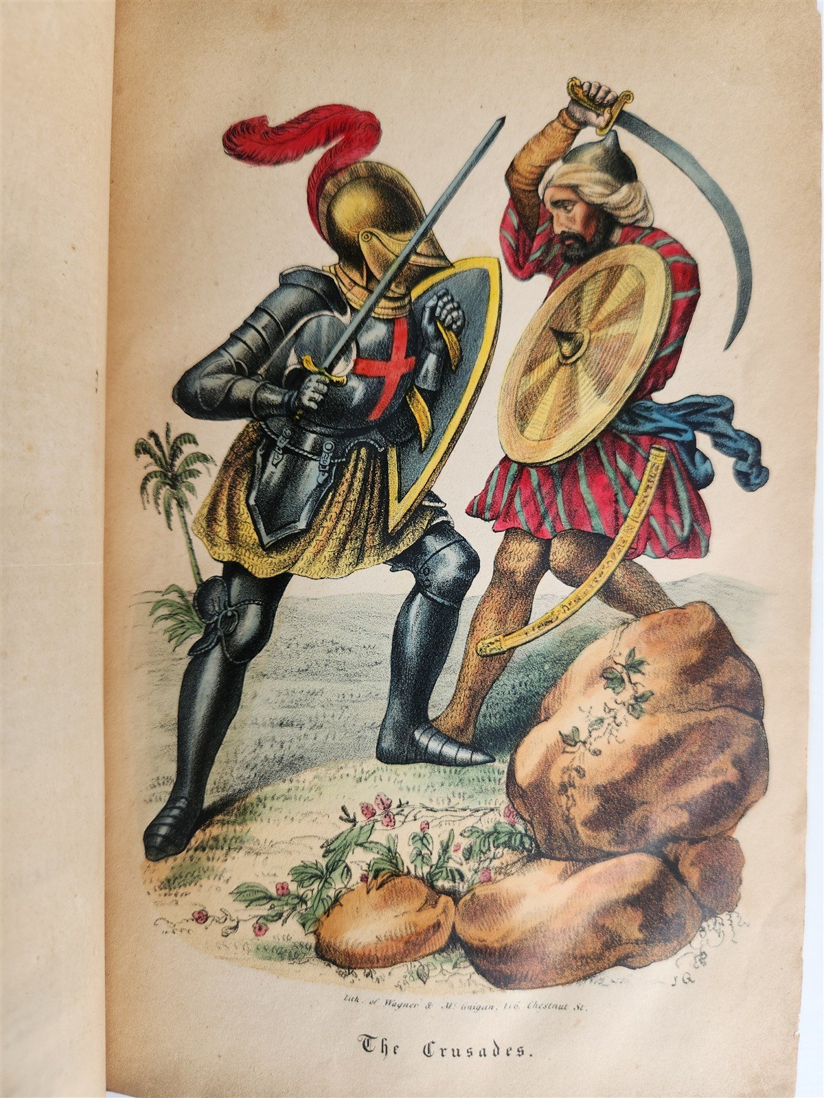 1847 PUBLIC & PRIVATE HISTORY of POPES of ROME illustrated ANTIQUE in English