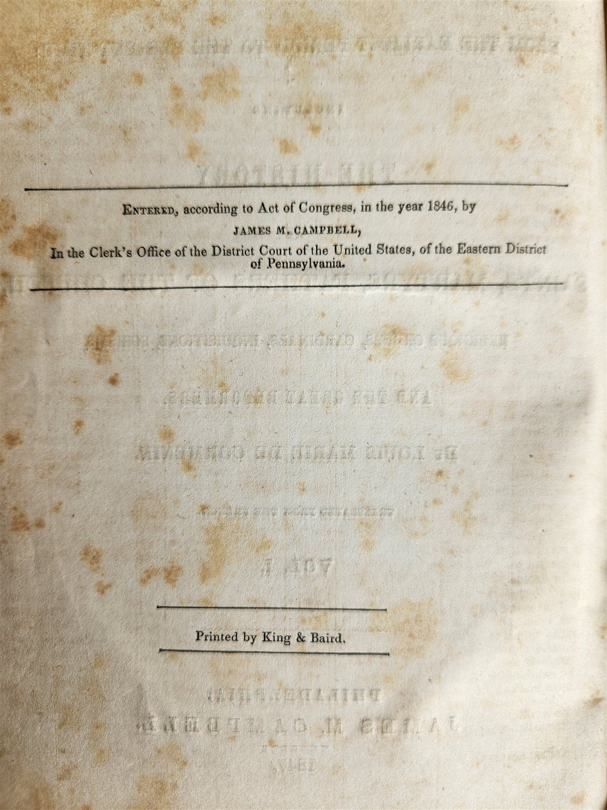 1847 PUBLIC & PRIVATE HISTORY of POPES of ROME illustrated ANTIQUE in English