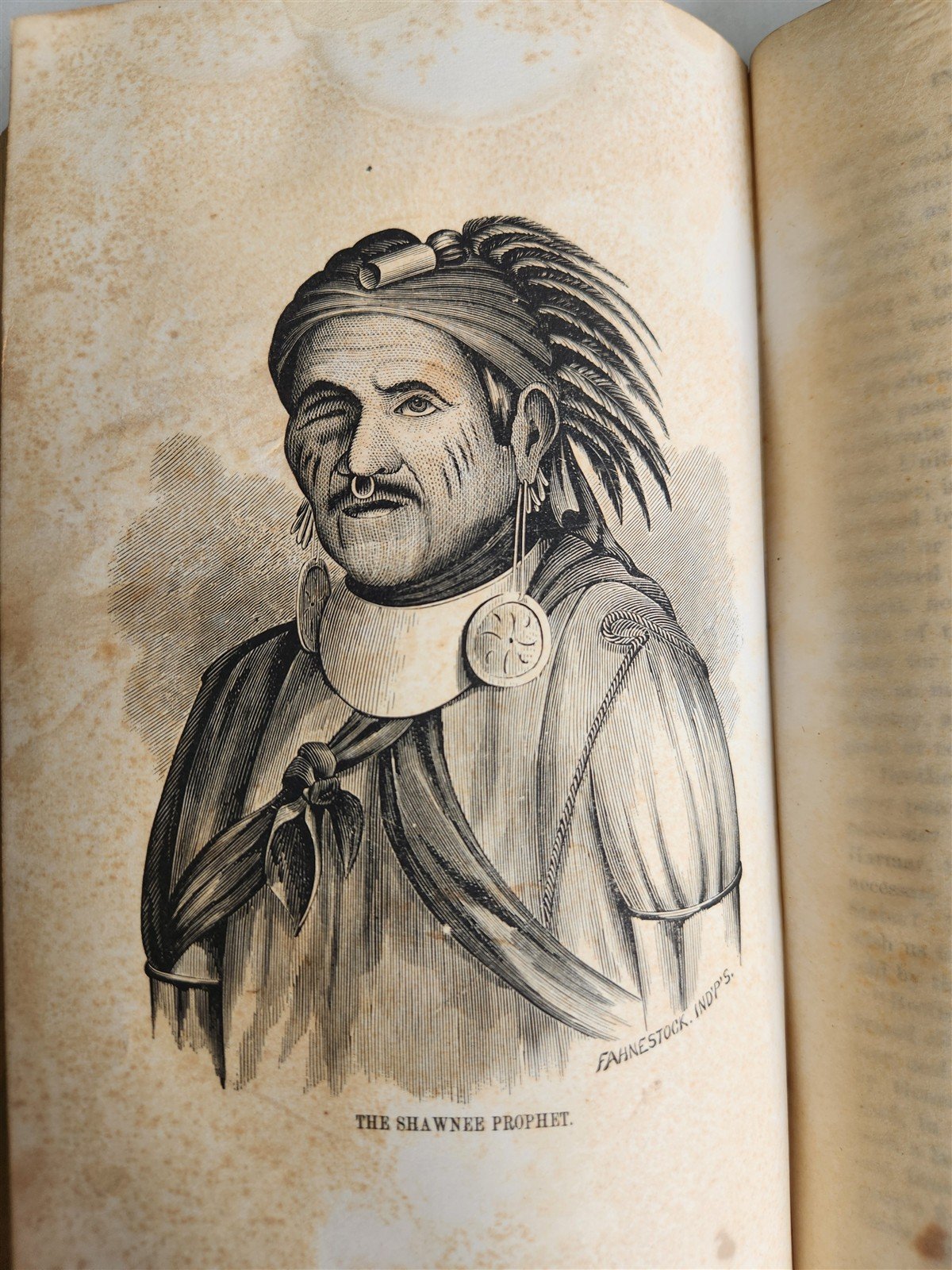 1859 HISTORY of INDIANA by JOHN DILLON illustrated ANTIQUE w/ MAPS