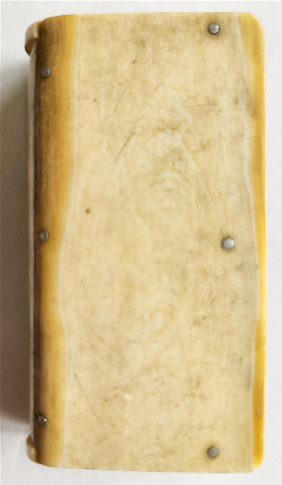MINIATURE BOOK SHAPE MATCH CASE ANTIQUE