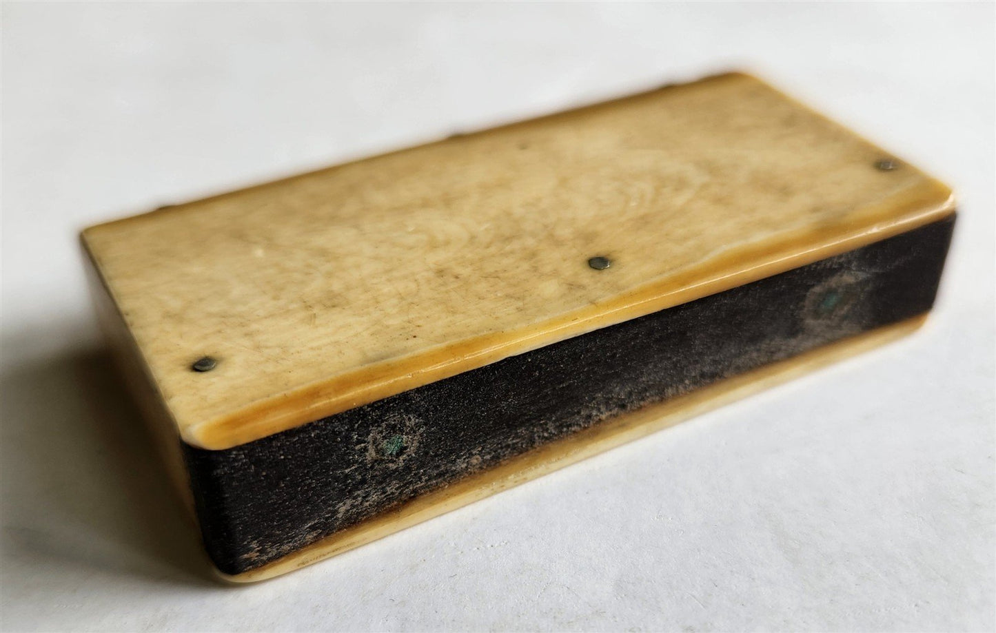 MINIATURE BOOK SHAPE MATCH CASE ANTIQUE