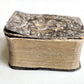 1890s MINIATURE BIBLE in ENGLISH w/ SILVER COVER ANTIQUE