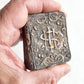 1890s MINIATURE BIBLE in ENGLISH w/ SILVER COVER ANTIQUE