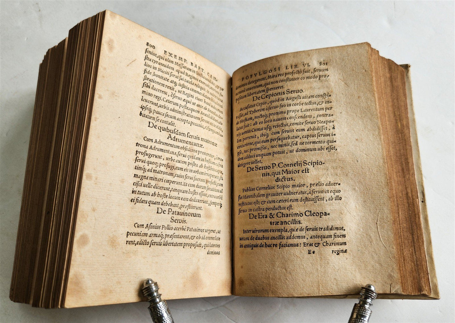 1567 Renaissance collection of historical anecdotes by Battista Fregoso ANTIQUE