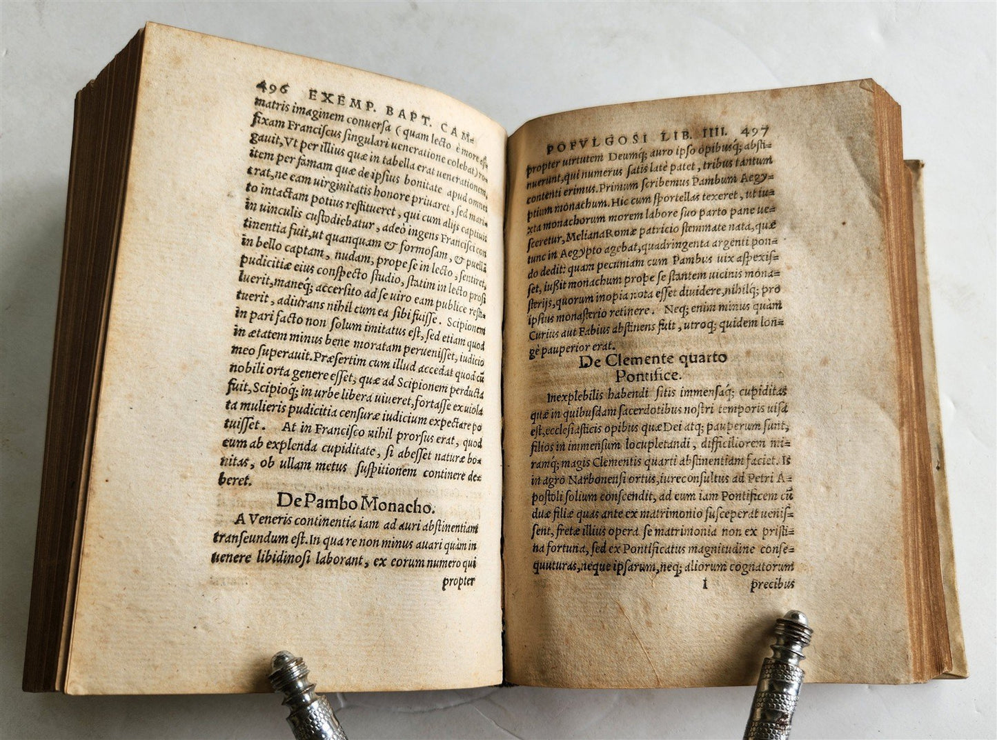 1567 Renaissance collection of historical anecdotes by Battista Fregoso ANTIQUE