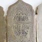 19th century RUSSIAN ORTHODOX BRONZE ENAMEL FOLDING TRAVELER ICON antique