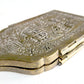 19th century RUSSIAN ORTHODOX BRONZE ENAMEL FOLDING TRAVELER ICON antique