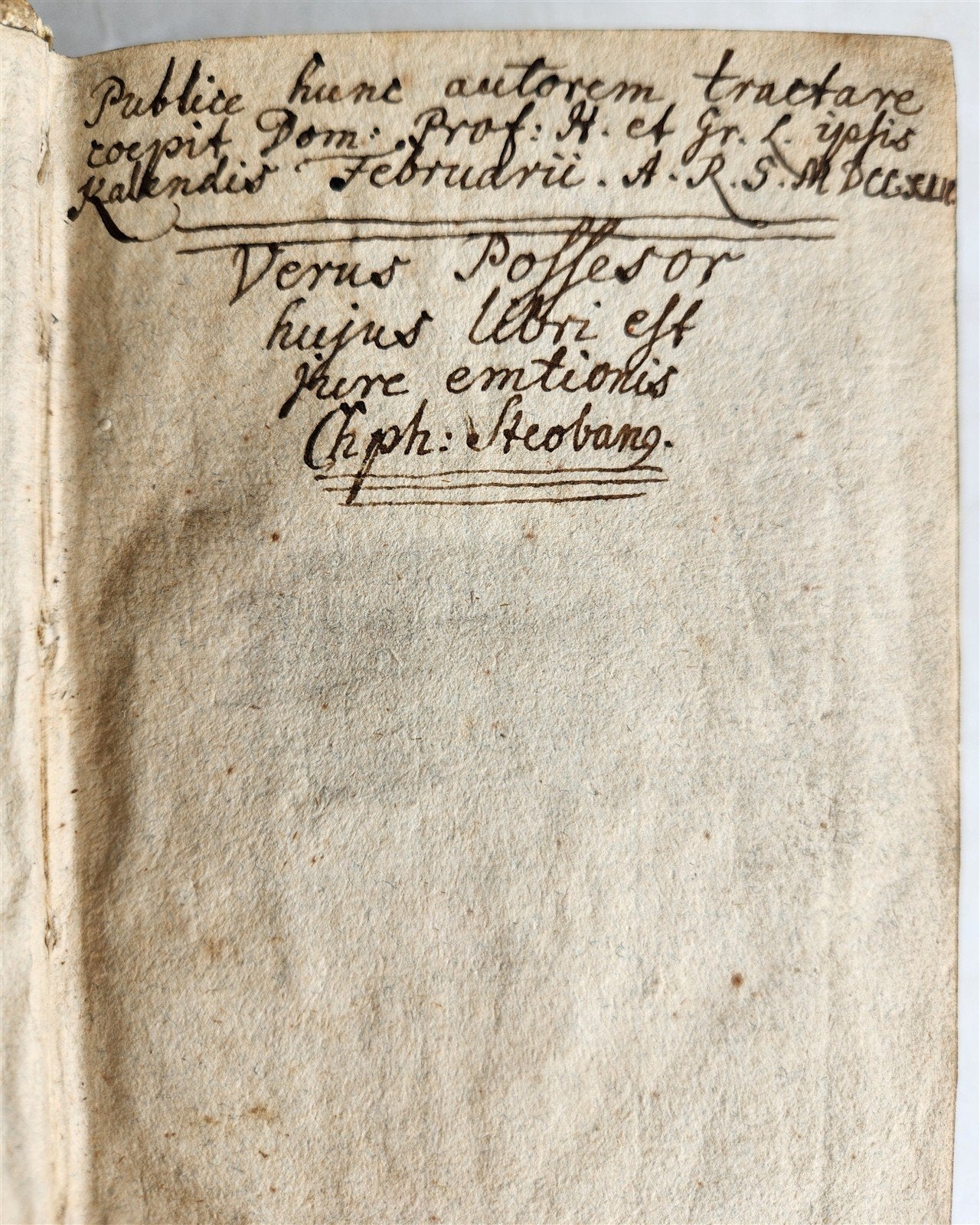 1694 ROMAN HISTORY Herodianou Historion Biblia ANTIQUE vellum 17th CENTURY