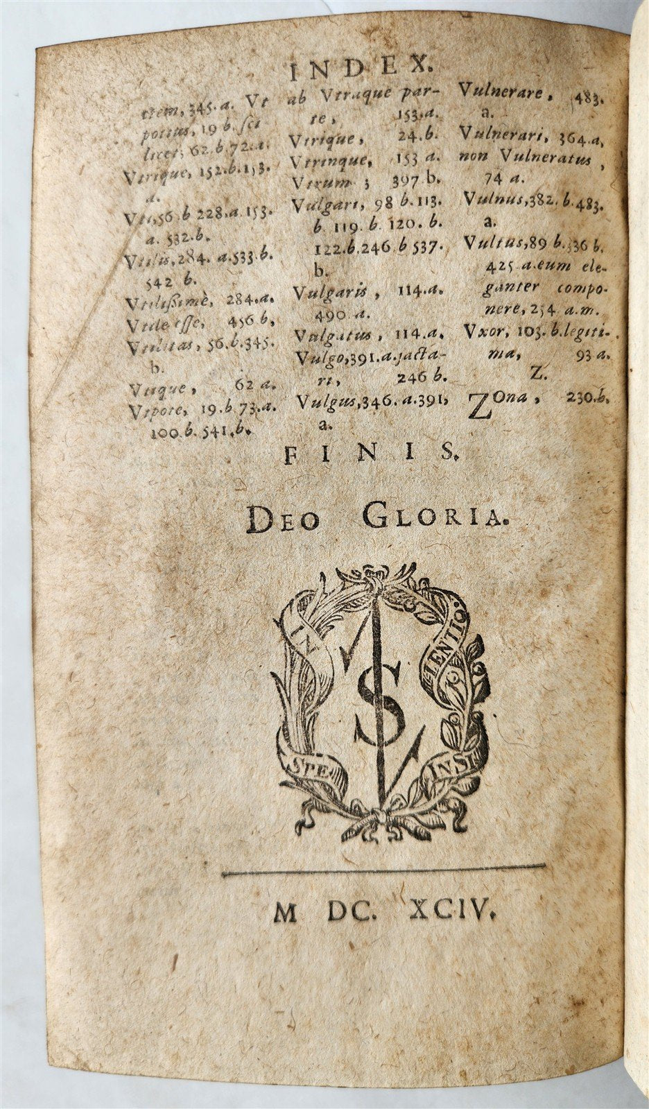 1694 ROMAN HISTORY Herodianou Historion Biblia ANTIQUE vellum 17th CENTURY