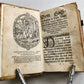 1593 THEOLOGY by Petrus Michaelis ANTIQUE PIGSKIN BINDING 16th CENTURY