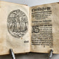 1593 THEOLOGY by Petrus Michaelis ANTIQUE PIGSKIN BINDING 16th CENTURY