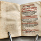 1593 THEOLOGY by Petrus Michaelis ANTIQUE PIGSKIN BINDING 16th CENTURY