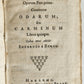 1696 HORACE POETRY w/ COMMENTARIES ANTIQUE VELLUM BINDING 17th CENTURY