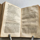 1696 HORACE POETRY w/ COMMENTARIES ANTIQUE VELLUM BINDING 17th CENTURY