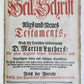1767 BIBLE in GERMAN antique OLD & NEW TESTAMENT Canstein octavo M.LUTHER Bible