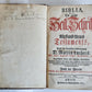 1767 BIBLE in GERMAN antique OLD & NEW TESTAMENT Canstein octavo M.LUTHER Bible