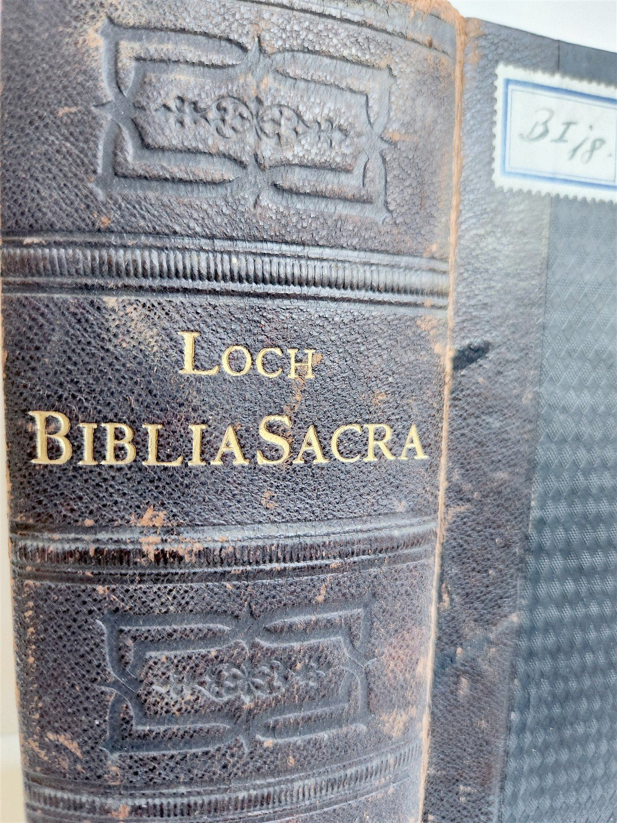1883 BIBLE in LATIN antique OLD & NEW TESTAMENT Biblia sacra vulgatae editionis