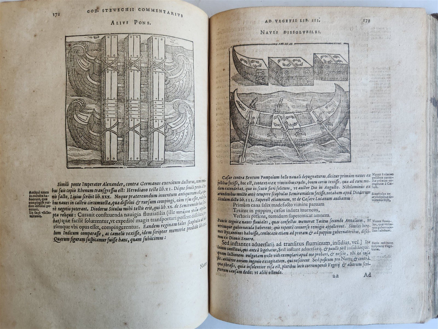 1607 ILLUSTRATED MILITARY TREATISE De re militari VEGETIUS antique RARE Plantin
