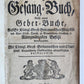 1800 HYMNAL & PRAYER BOOK in GERMAN antique DECORATIVE BINDING