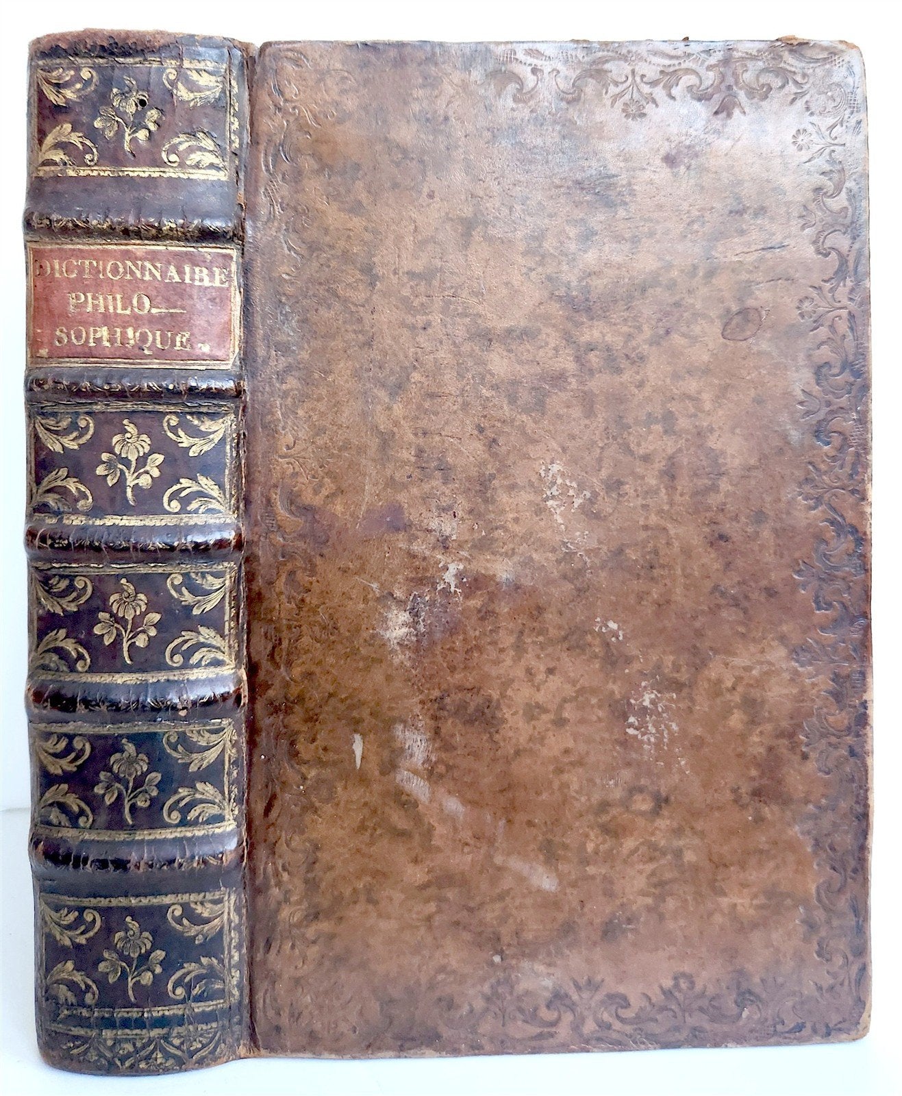 1773 Philosophical Dictionary of Religion in French antique