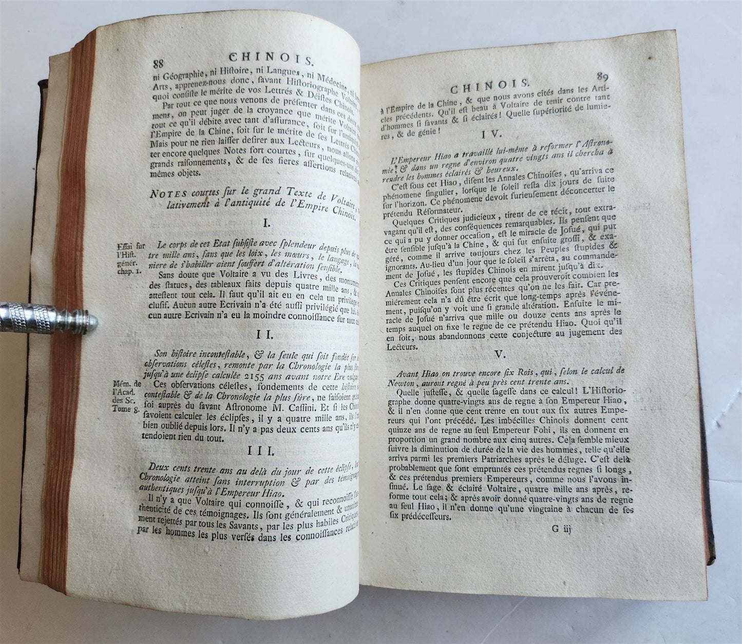 1773 Philosophical Dictionary of Religion in French antique
