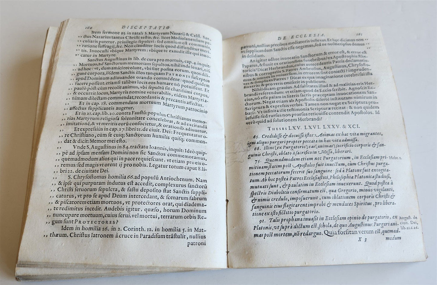 1589 THEOLOGY by Johann Pistorius antique 16th CENTURY