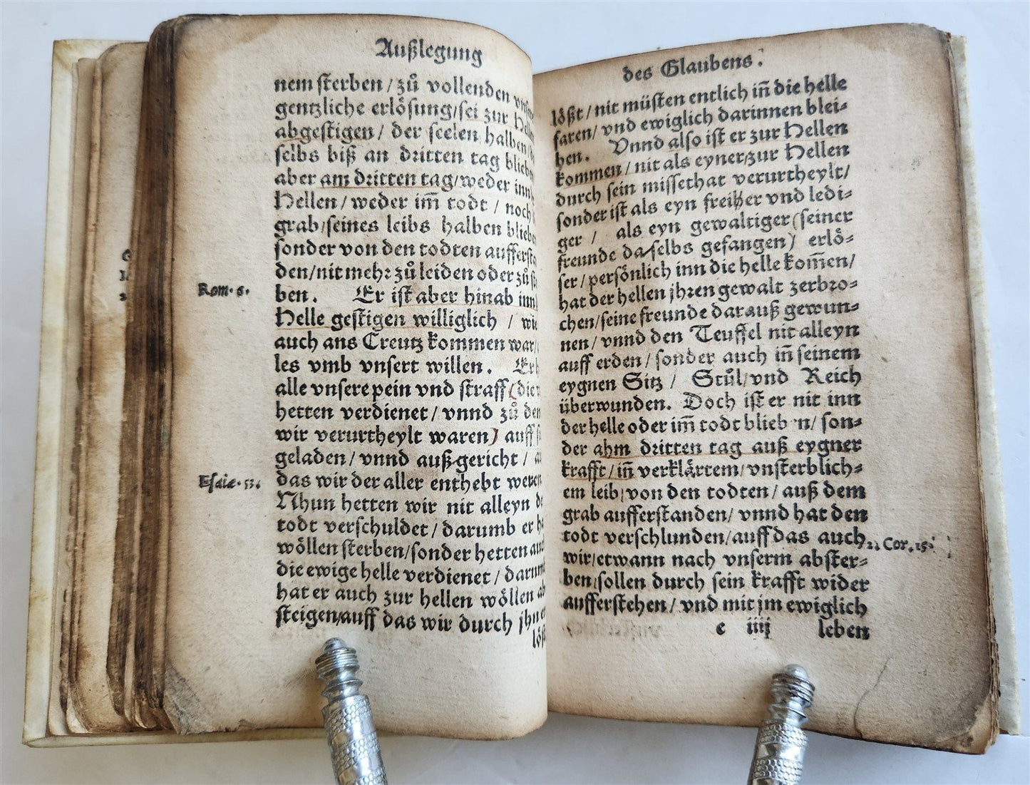 1551 ILLUSTRATED CATECHISM by inquisitor-general of Mentz & Cologne antique