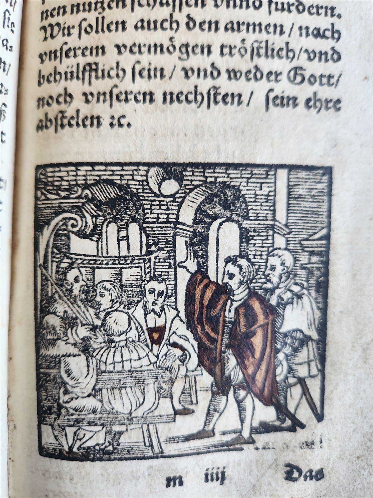 1551 ILLUSTRATED CATECHISM by inquisitor-general of Mentz & Cologne antique