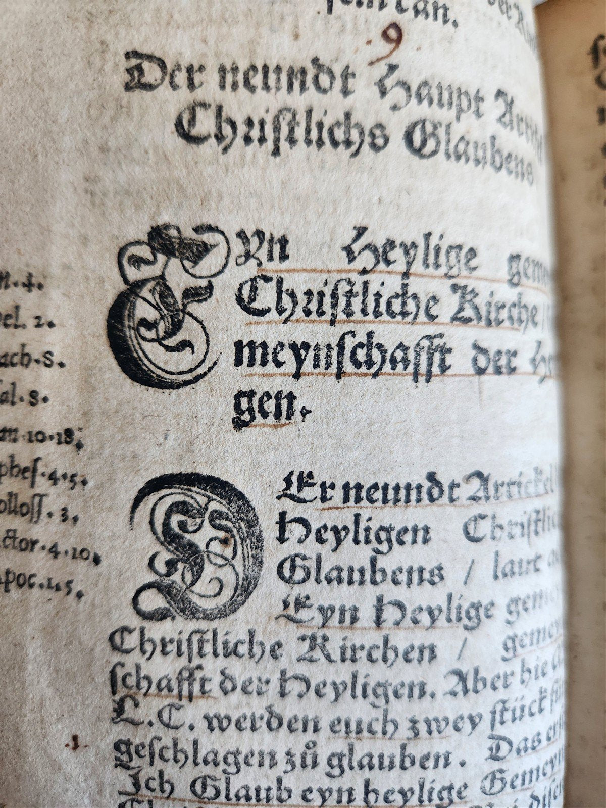 1551 ILLUSTRATED CATECHISM by inquisitor-general of Mentz & Cologne antique
