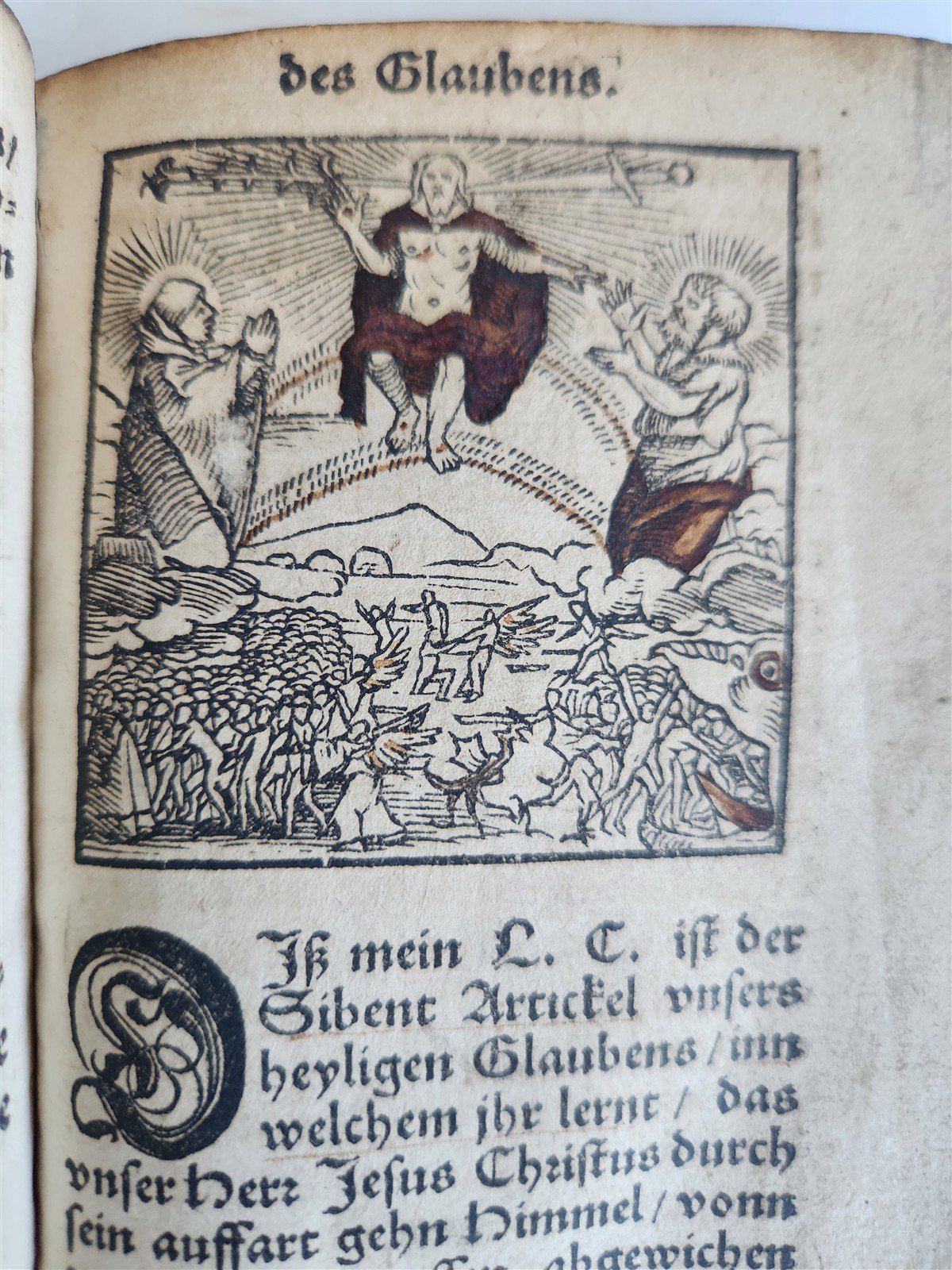 1551 ILLUSTRATED CATECHISM by inquisitor-general of Mentz & Cologne antique