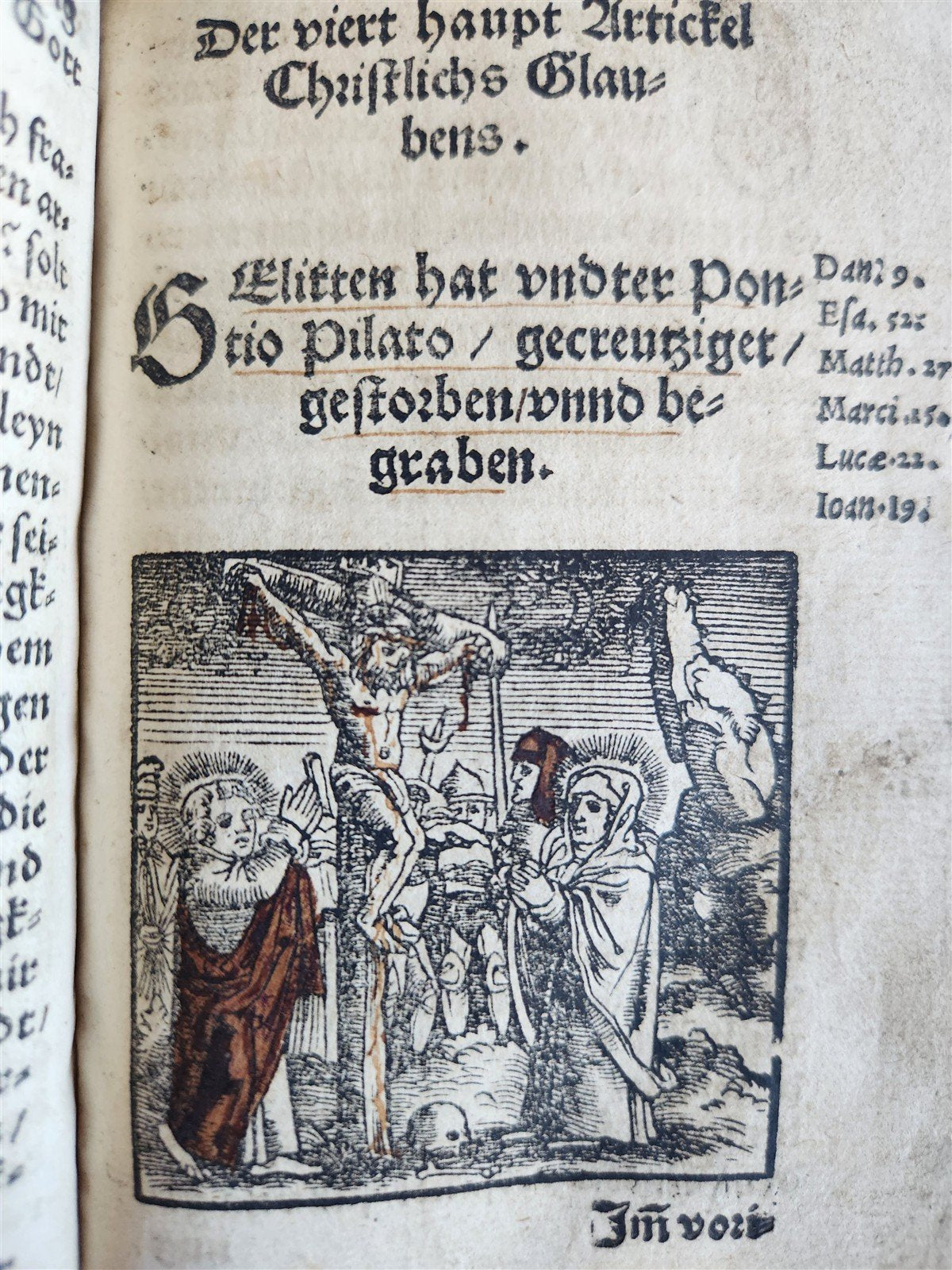 1551 ILLUSTRATED CATECHISM by inquisitor-general of Mentz & Cologne antique