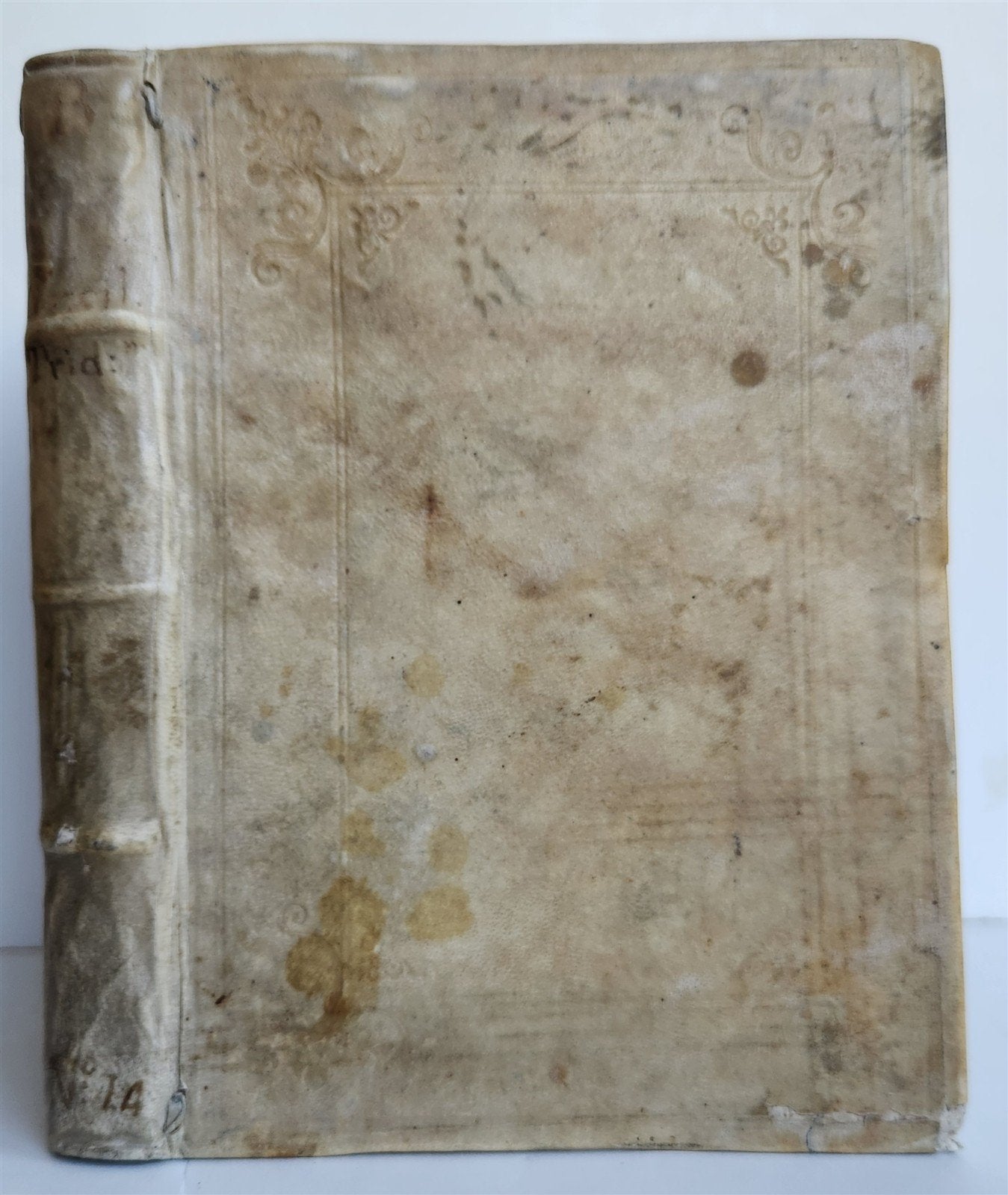 1563 SACRED UNIVERSE COUNCIL of TRENT antique VELLUM BINDING